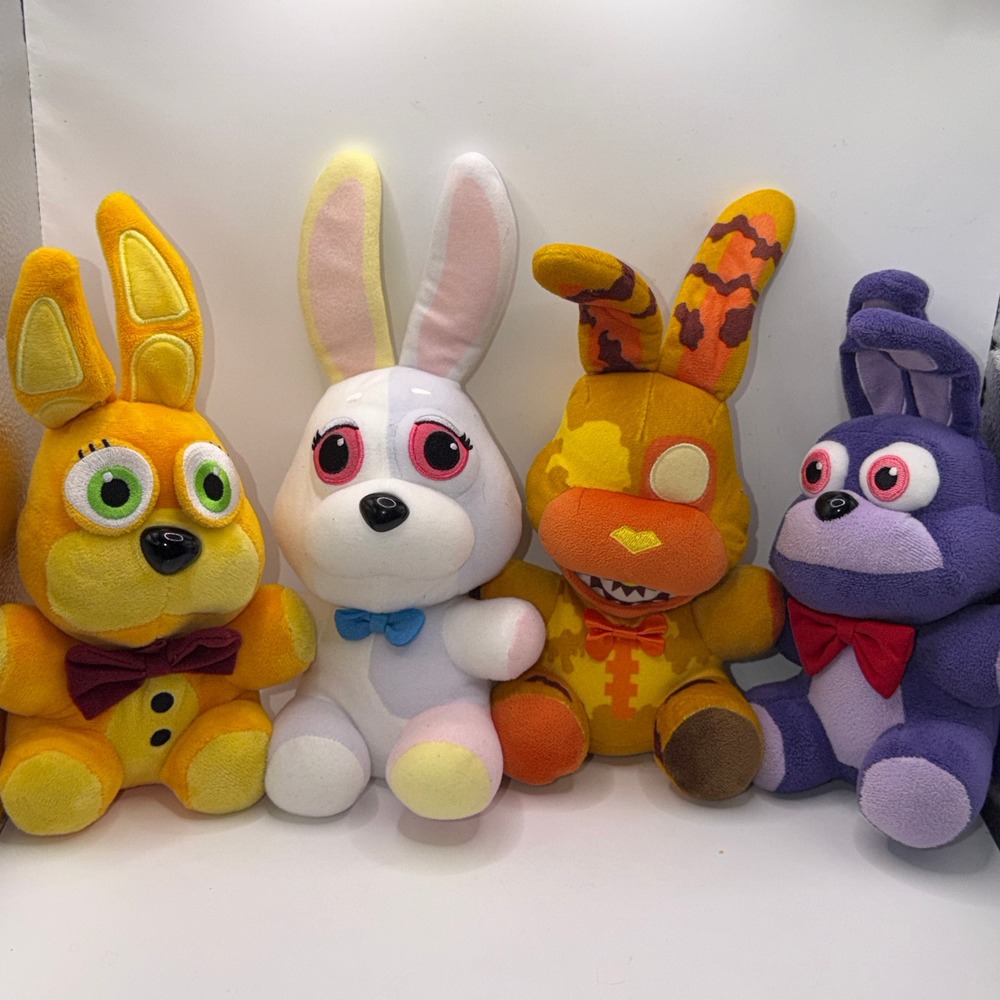 Funko FNAF Plush Lot Vanny Bonnie Jack-O-Bonnie Toy Bonnie Horror Gamer Toy